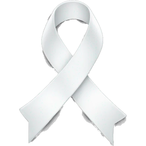White ribbon  emoji