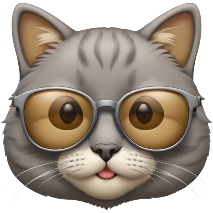 Cat wearing sunglasses emoji