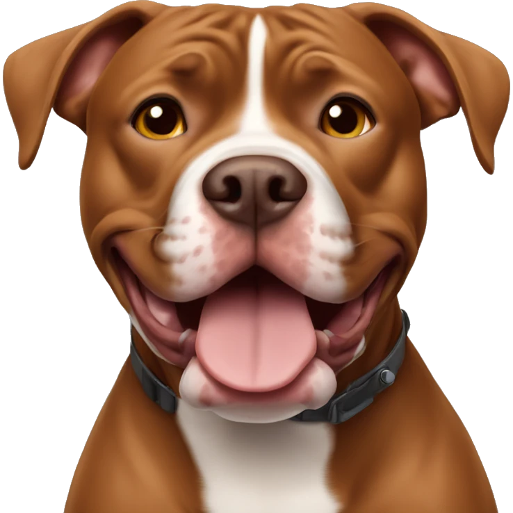brown pitbull emoji