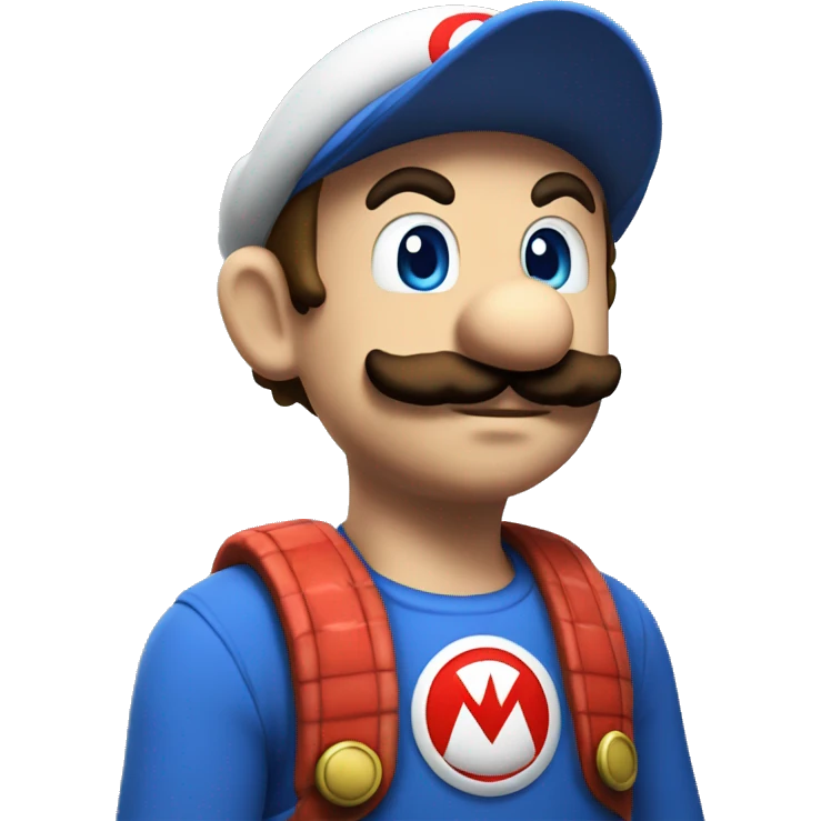 Mario-with-a-blue-shell emoji
