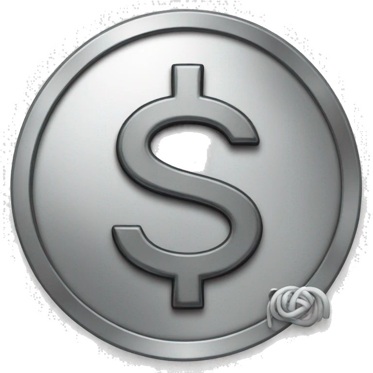 Steel dollar sign  emoji