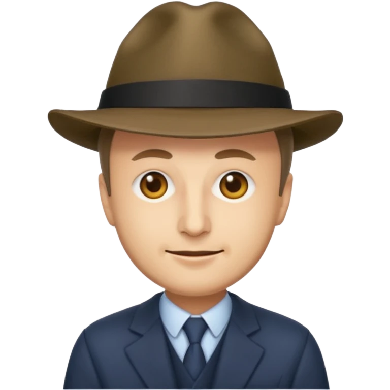 Friedrich Merz emoji, with a hat emoji