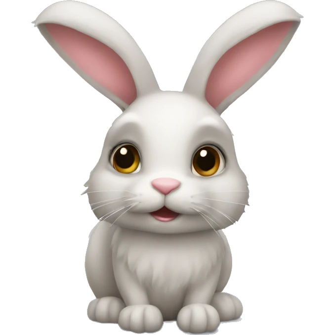 bunny on fie emoji