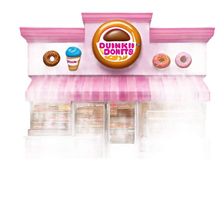 A donut shop calls Dunkin Donuts emoji