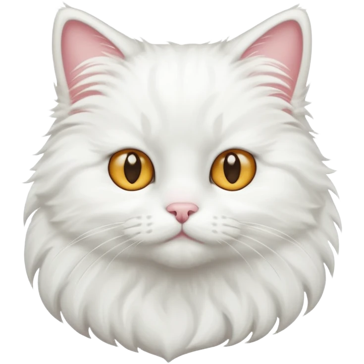 White cat body  emoji