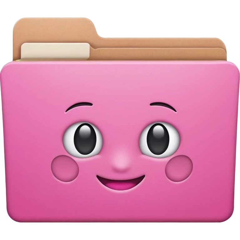 file folder pink emoji