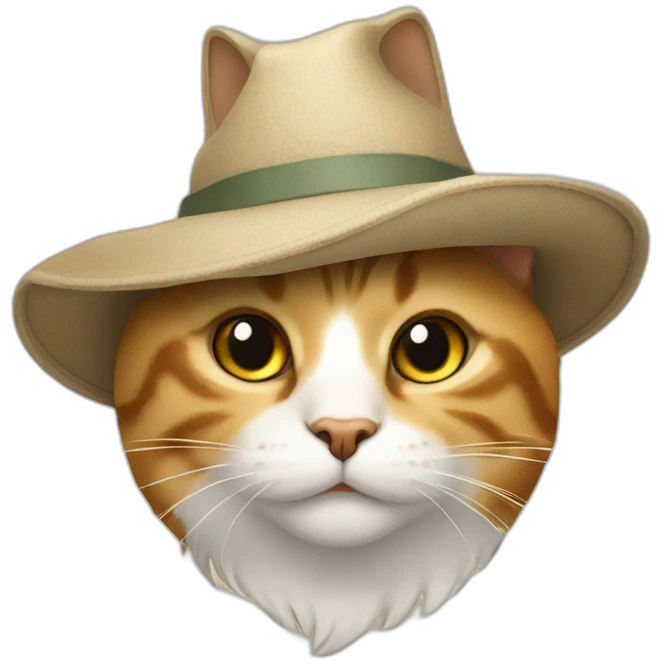 cat with a hat emoji