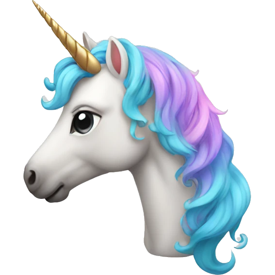 unicorn with emoji