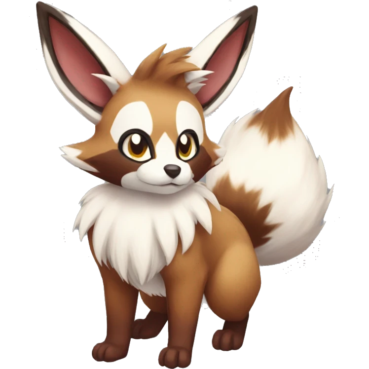 Furret Eevee Lycanroc emoji
