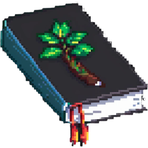 A single book with a bookmark emoji