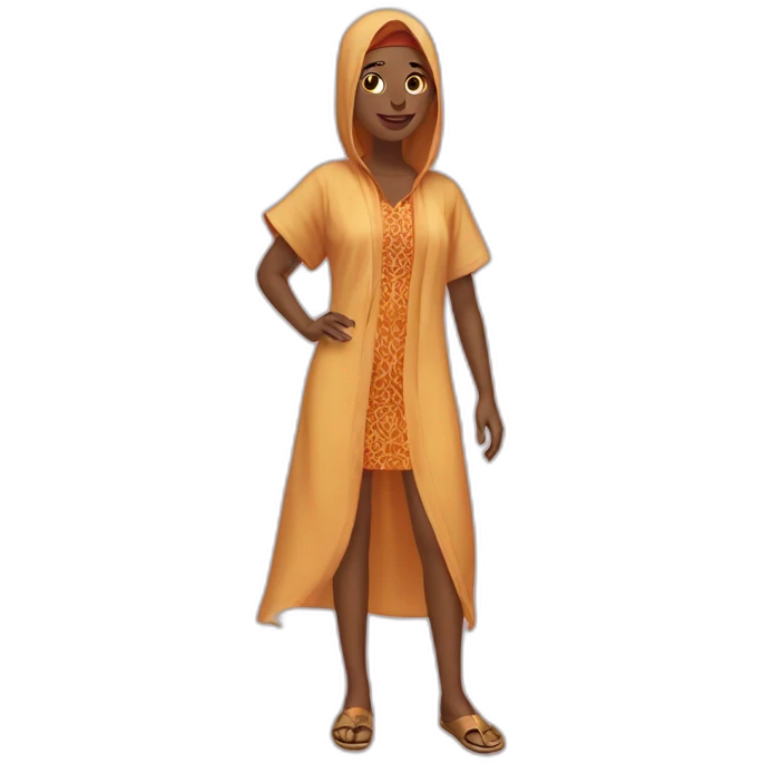 Totally spice en djellaba emoji