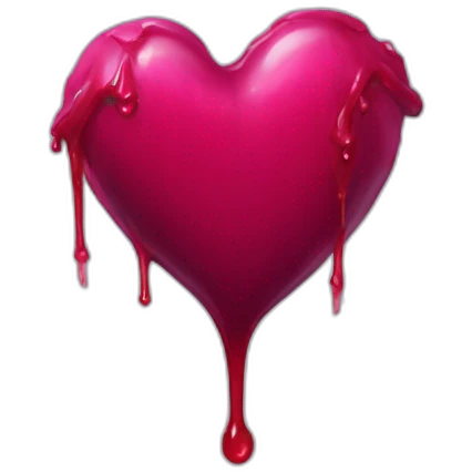 Bleeding heart emoji