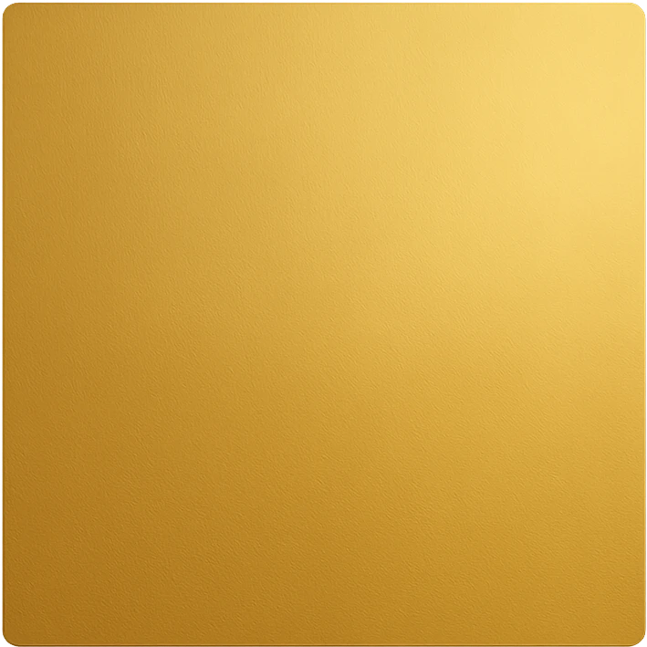 A golden square with a slight gradient, variation 7 emoji