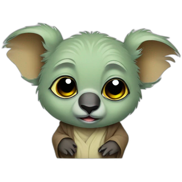 Yoda koala emoji