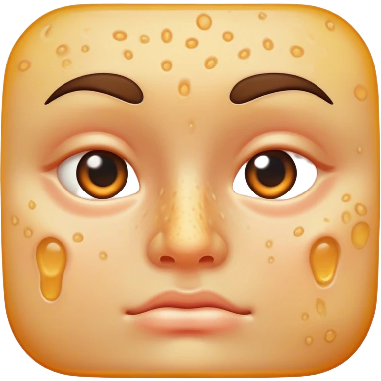 face with acne emoji