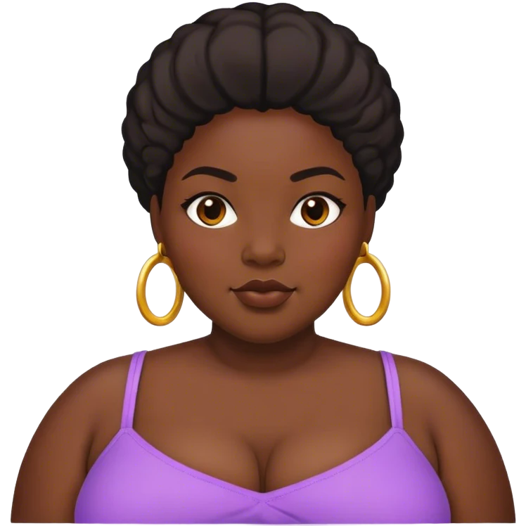 Fattest black girl on earth emoji