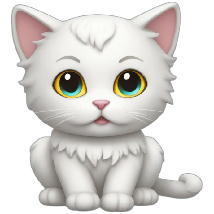 Angel cat emoji