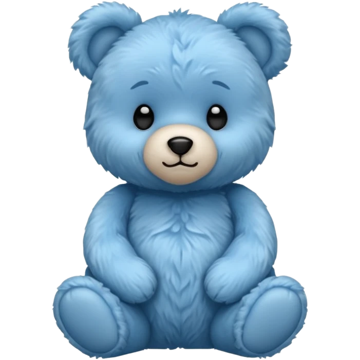 Blue bear emoji