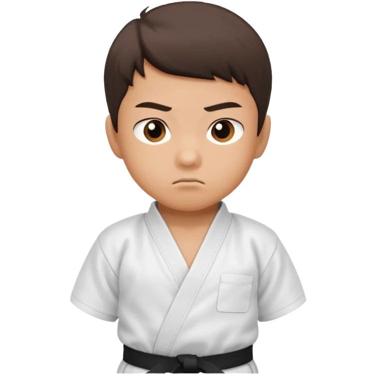 karate boy, asian emoji