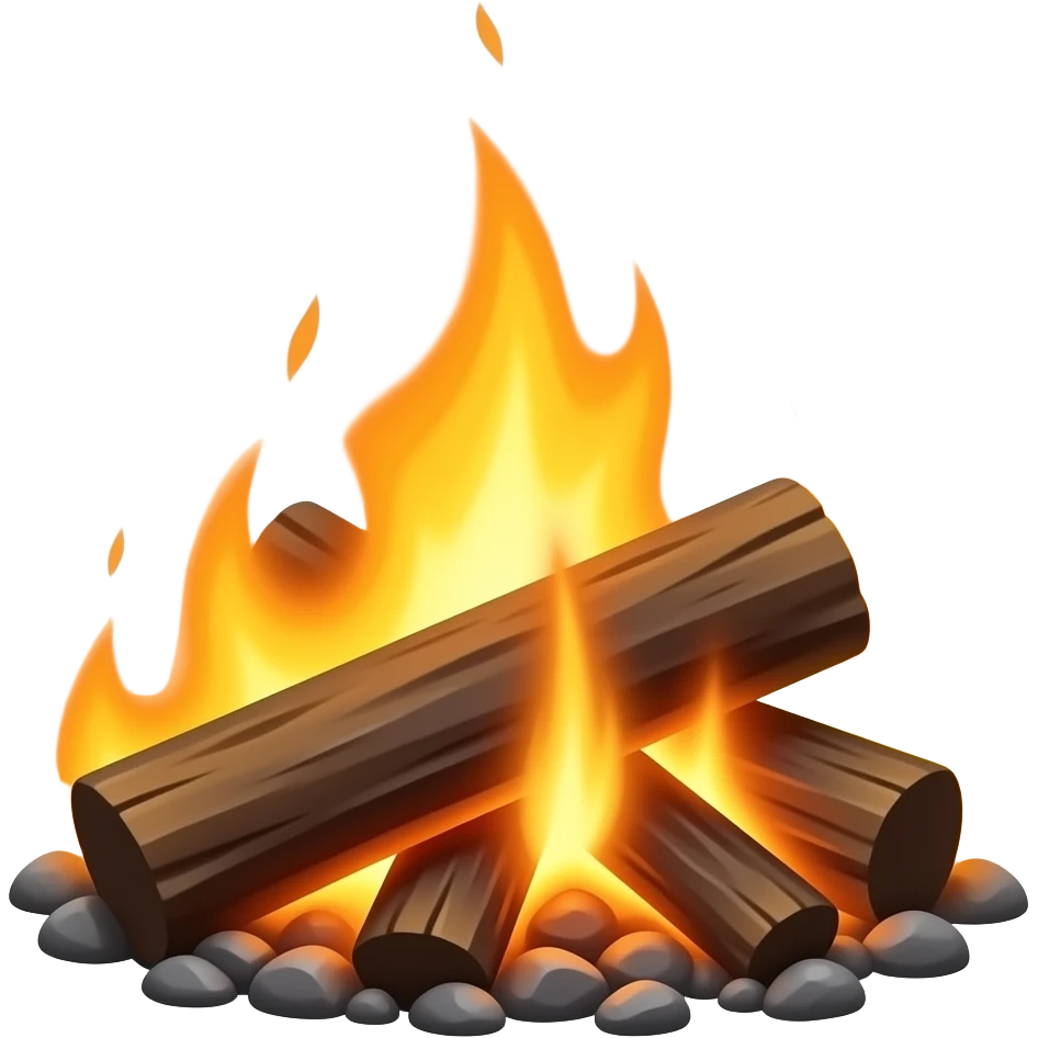 burning embers emoji