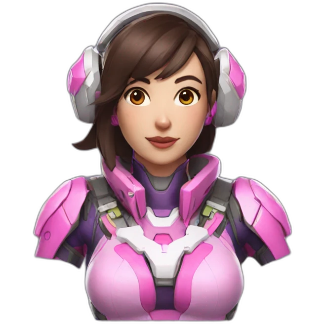Dva from overwatch emoji
