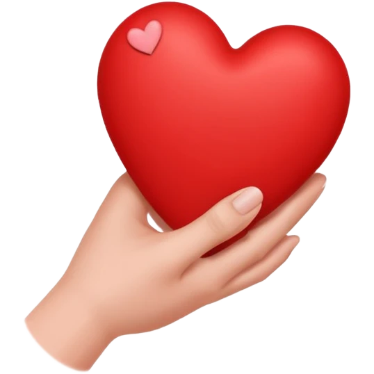 Hello hand with hearts  emoji