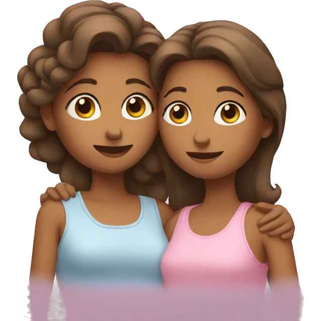 mother with daughter talk emoji