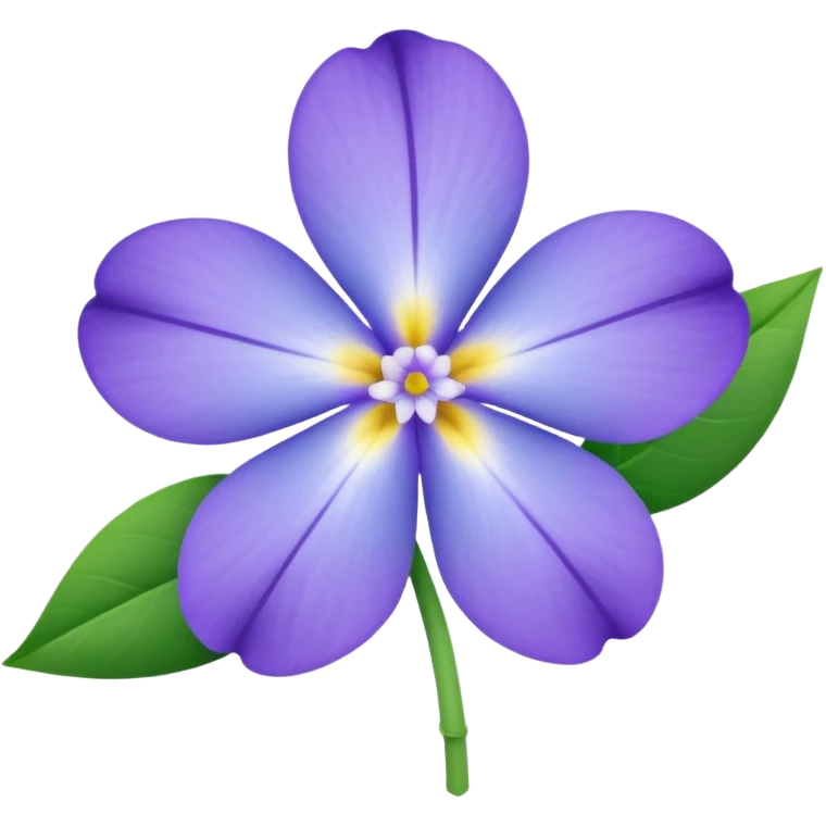 flower periwinkle emoji