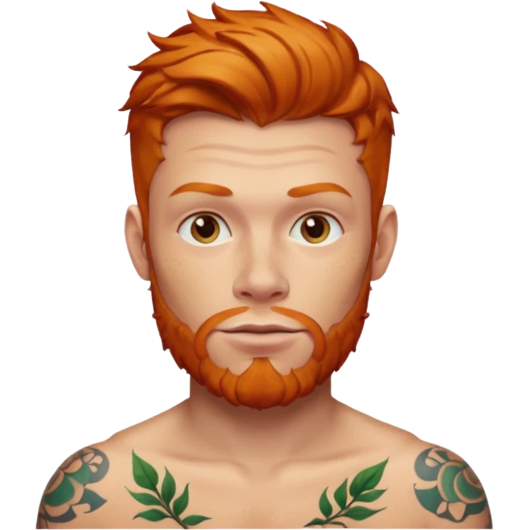 Ginger Tattooed Man emoji