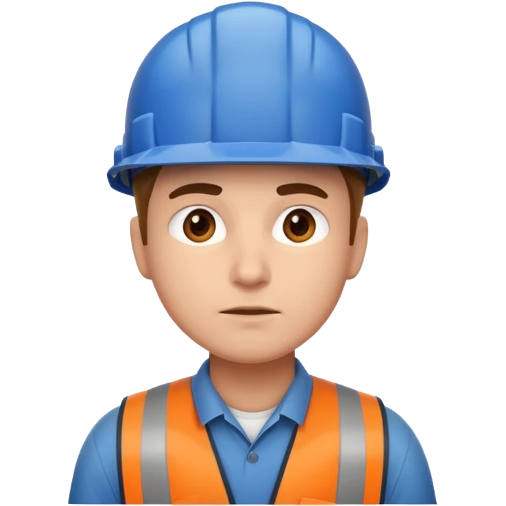 engineer looking up emoji