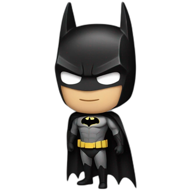 Elon musk wear the Batman costume  emoji