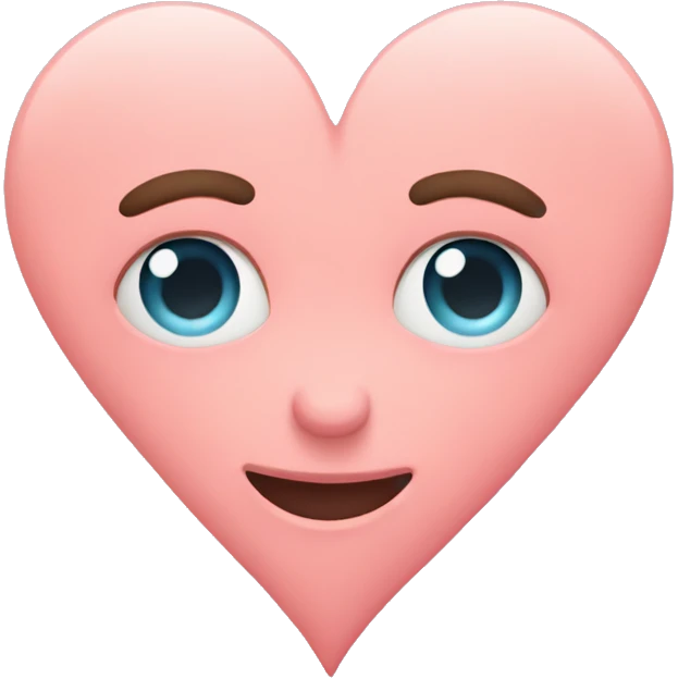 Pastel heart emoji