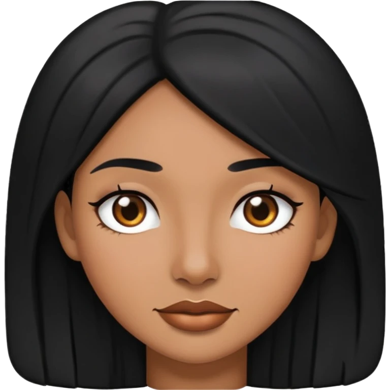 Blackhair Mom emoji