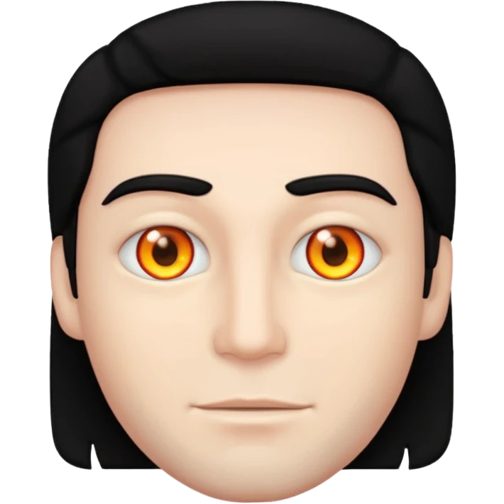 seorang laki dengan mata berbintang bintang. buatlah hanya kepala saja emoji