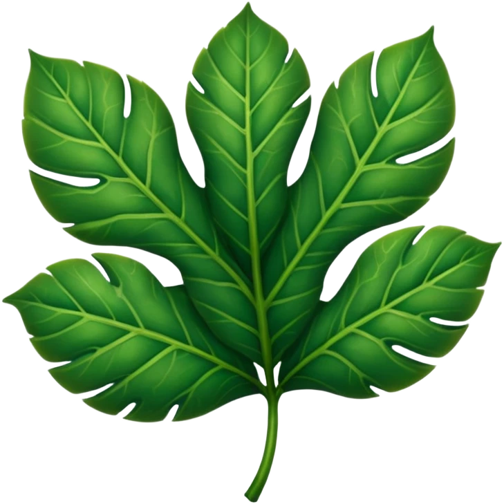 jungle leaf emoji