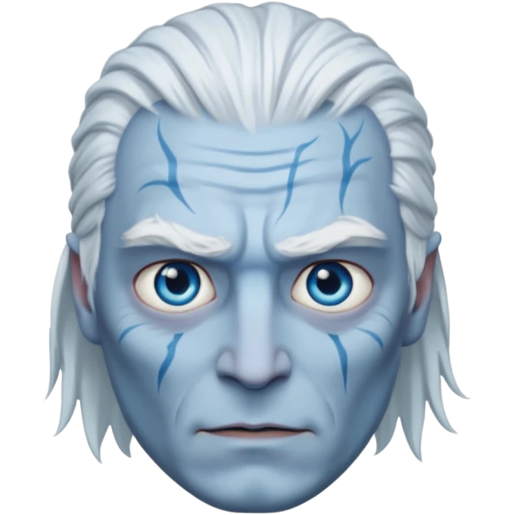night king  from Games of throne character face only front face emoji