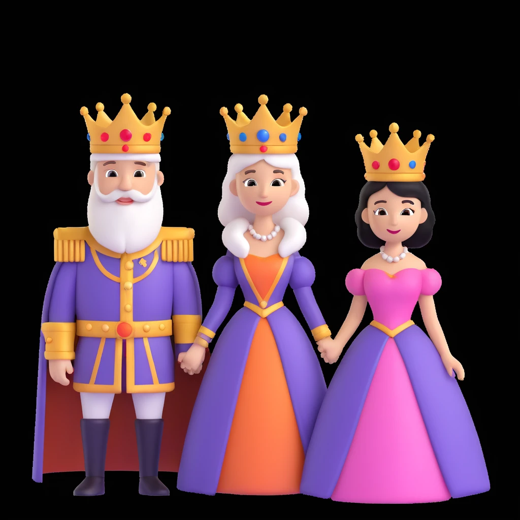 disney king and queen posing emoji