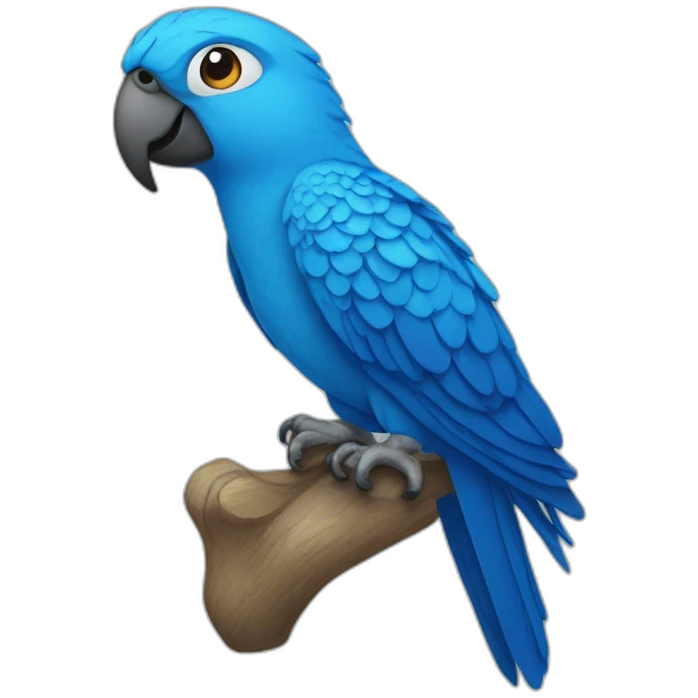 Blue Parrot emoji