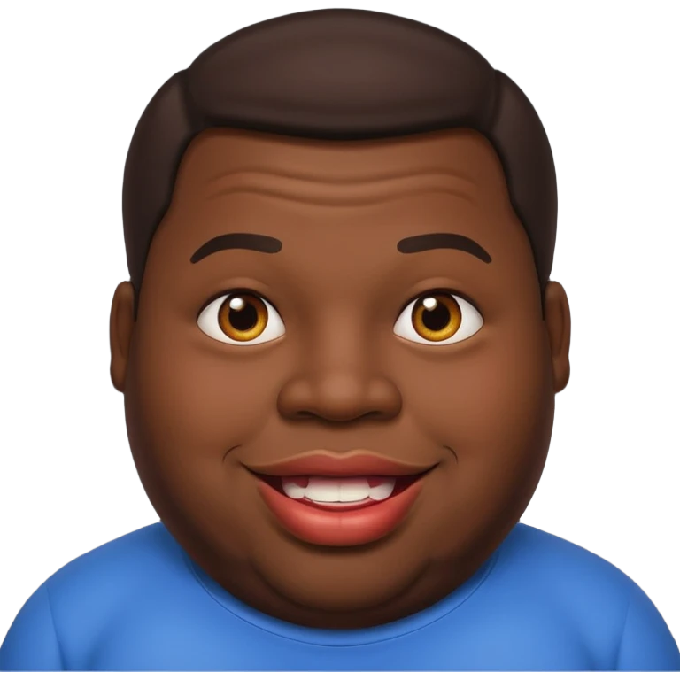 big lips fat guyt  emoji