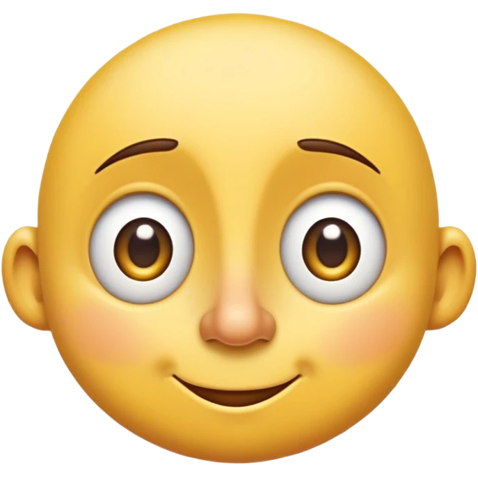 A yellow emoji face with a long Pinocchio-style nose, slightly tilted eyes looking to the side, and a small smirk. The expression shows guilt or mischief, indicating someone is lying. emoji