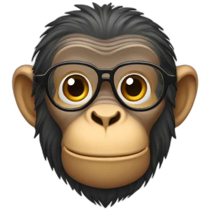 professor monkey emoji