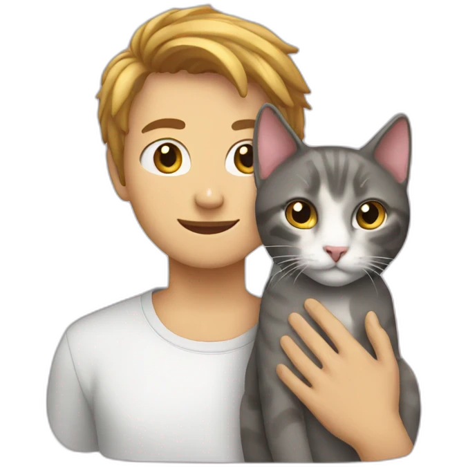 Cat and human emoji