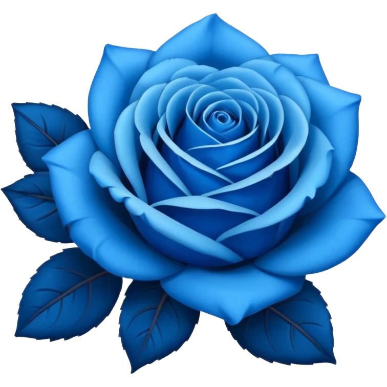 Blue roses emoji