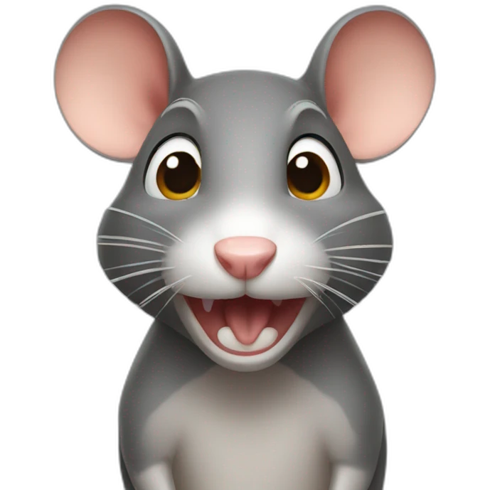 Rat surprized emoji