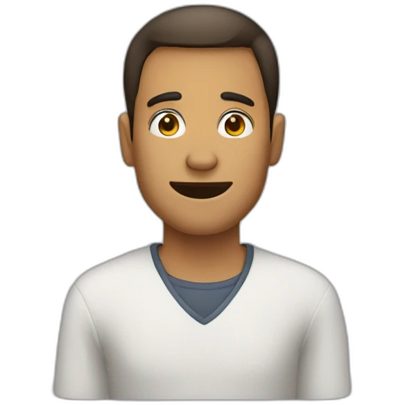 A man who loves the letter N emoji