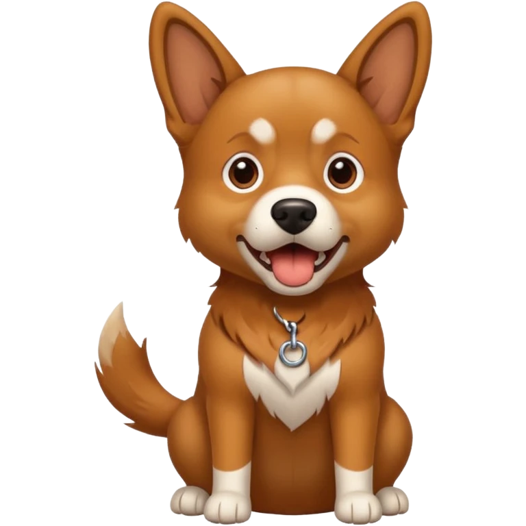Barking dog emoji