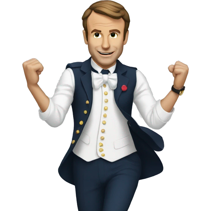 Macron qui dansse  emoji