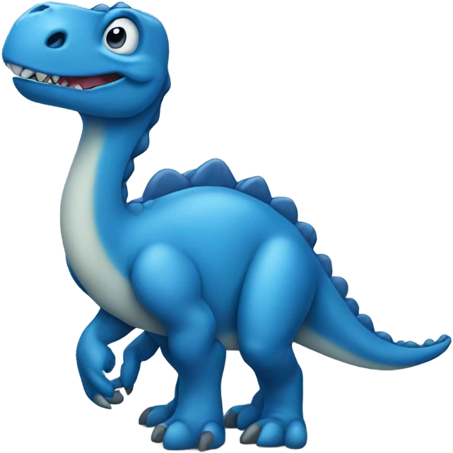 Blue dinosaur  emoji
