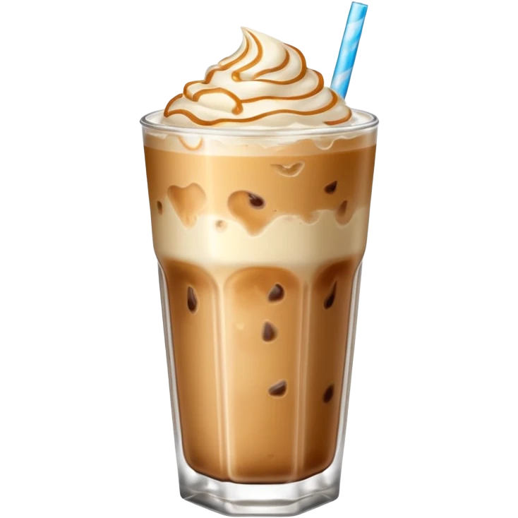 Iced latte  emoji