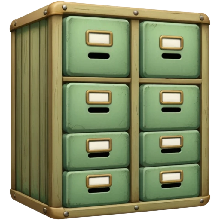 pale green archive emoji